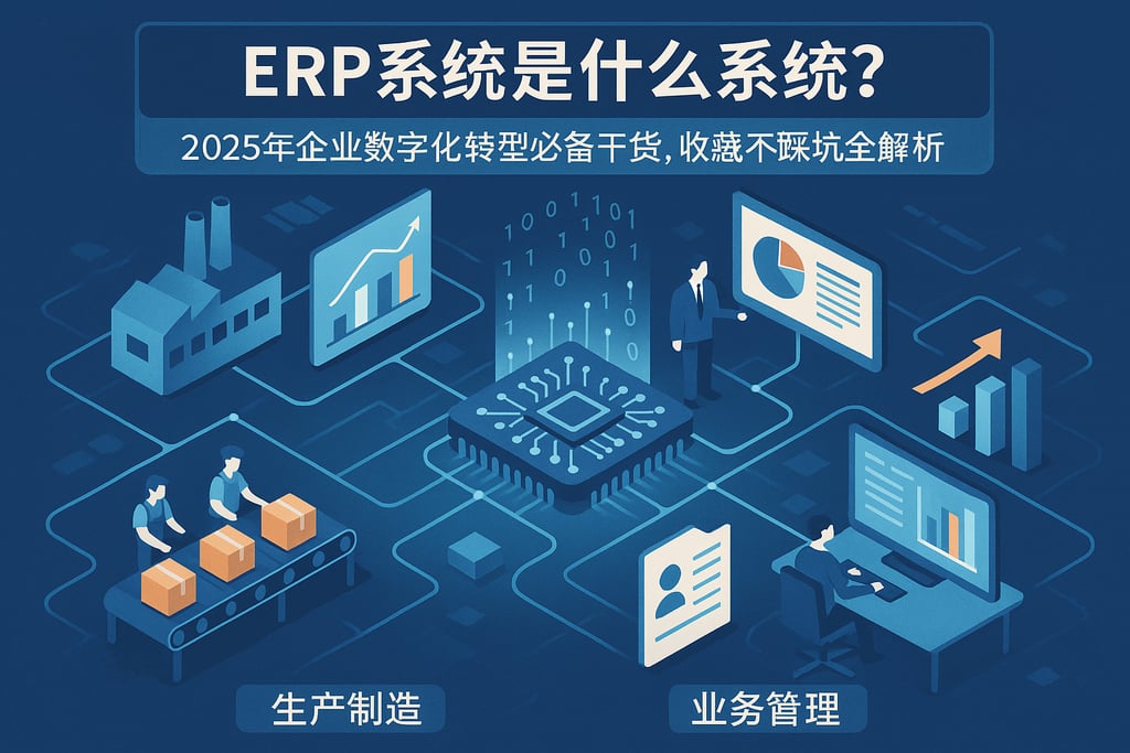 erp系统是什么系统？2025年企业数字化转型必备干货，收藏不踩坑全解析