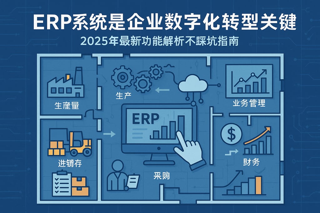 erp系统是企业数字化转型关键，2025年最新功能解析不踩坑指南