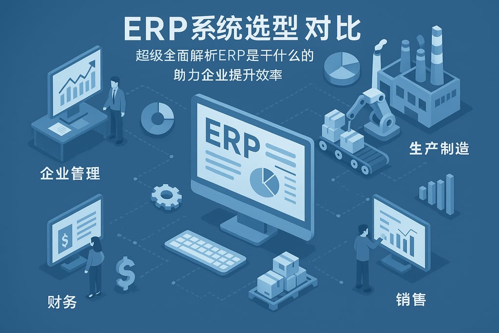 erp系统选型对比，超级全面解析erp是干什么的，助力企业提升效率