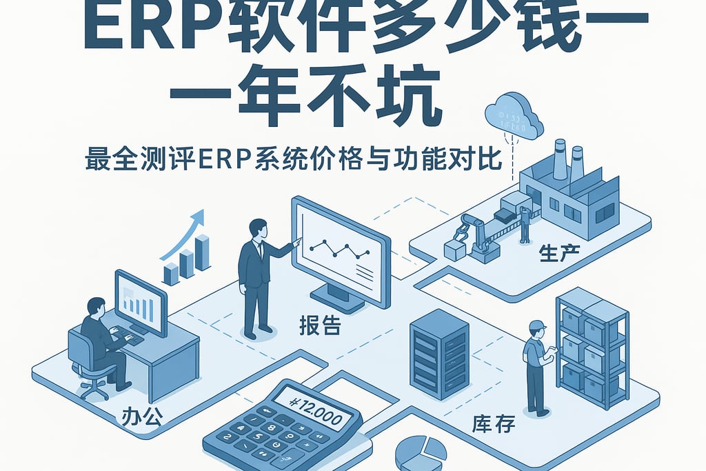 erp软件多少钱一年不踩坑，最全测评ERP系统价格与功能对比