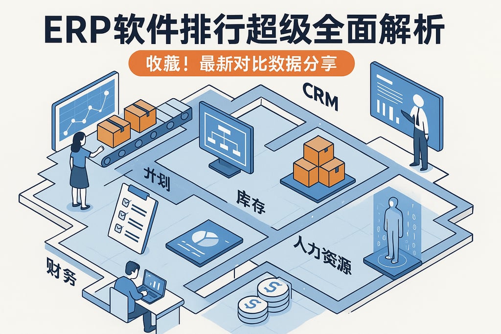 erp软件排行榜超级全面解析，收藏！最新对比数据分享