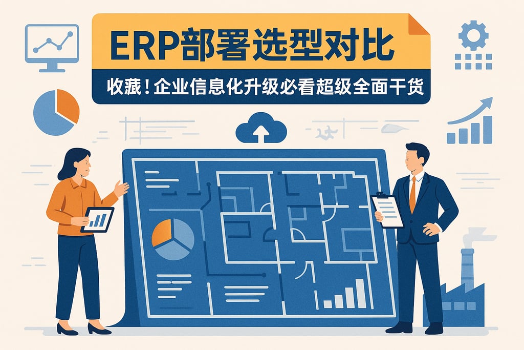 erp部署选型对比，收藏！企业信息化升级必看超级全面干货