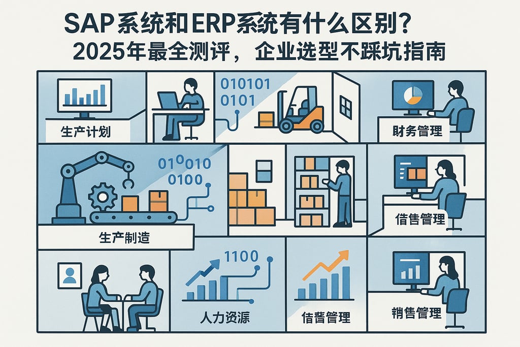 sap系统和erp系统有什么区别？2025年最全测评，企业选型不踩坑指南