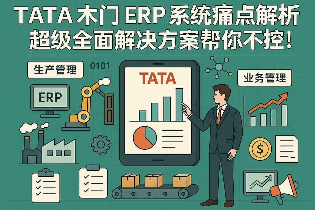 tata木门erp系统痛点解析，超级全面解决方案帮你不踩坑！