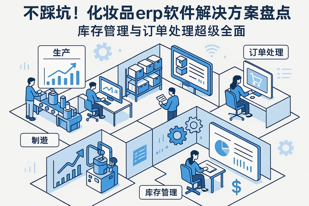 不踩坑！化妆品erp软件解决方案盘点，库存管理与订单处理超级全面