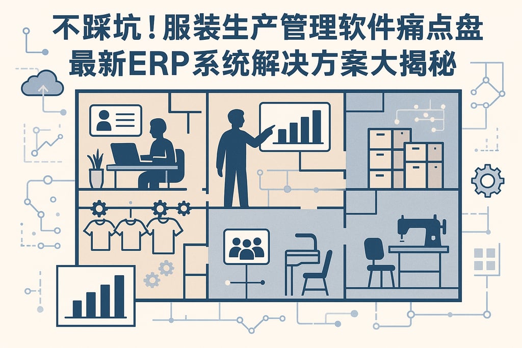 不踩坑！服装生产管理软件痛点盘点，最新ERP系统解决方案大揭秘