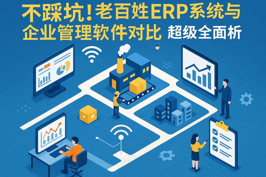 不踩坑！老百姓ERP系统与企业管理软件对比，超级全面分析