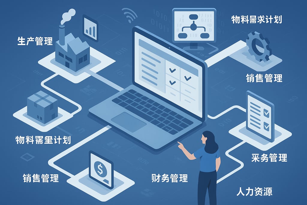 不踩坑！超级全面的erp系统网站功能对比，助你精准选型
