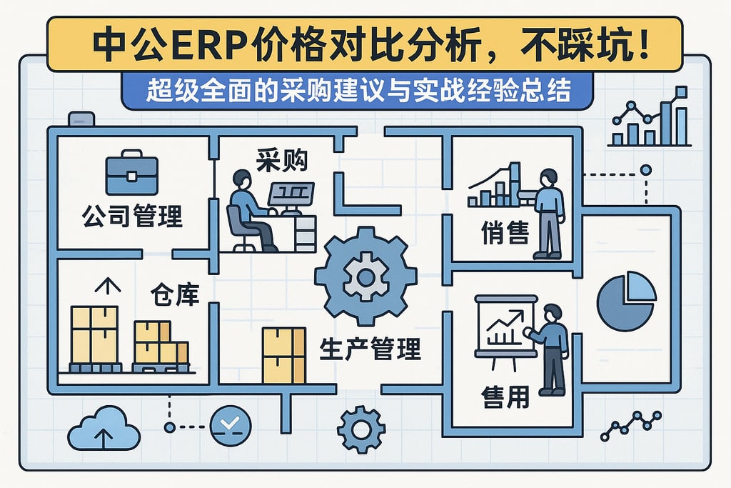 中公ERP价格对比分析，不踩坑！超级全面的采购建议与实战经验总结