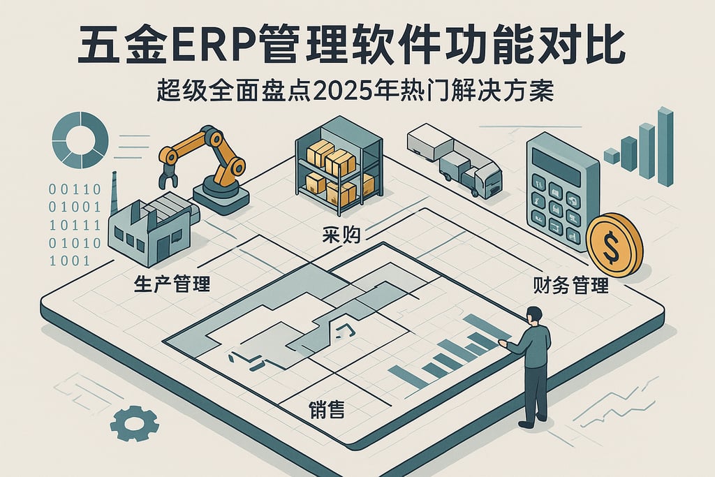 五金ERP管理软件功能对比，超级全面盘点2025年热门解决方案