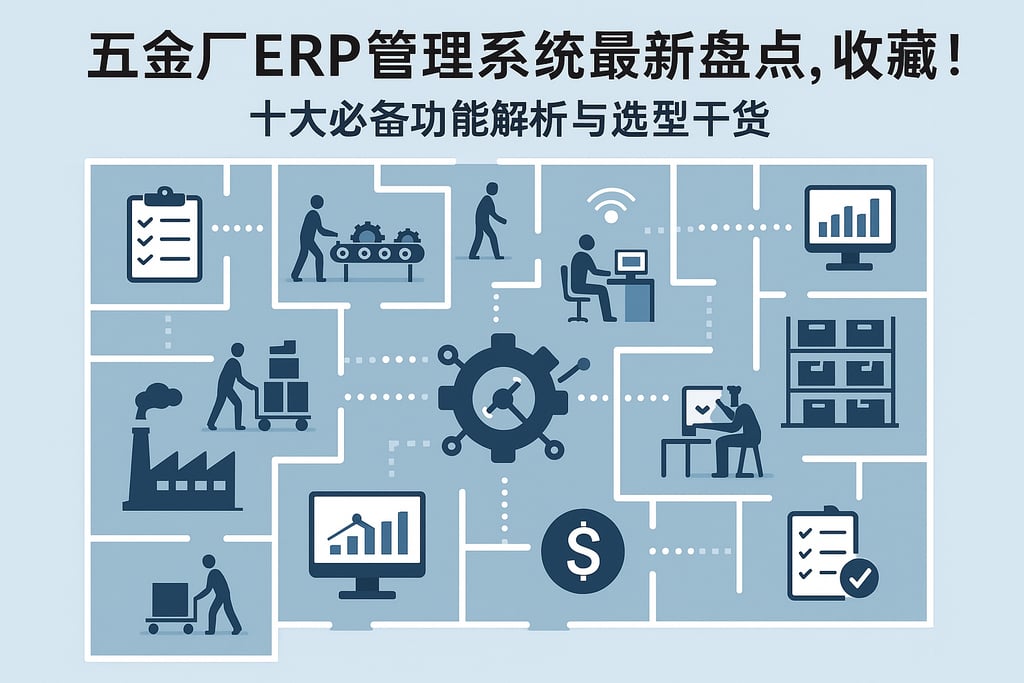 五金厂ERP管理系统最新盘点，收藏！十大必备功能解析与选型干货