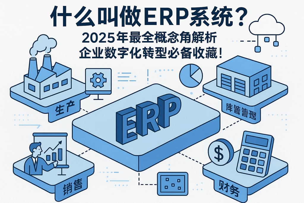什么叫做ERP系统？2025年最全概念解析，企业数字化转型必备收藏！