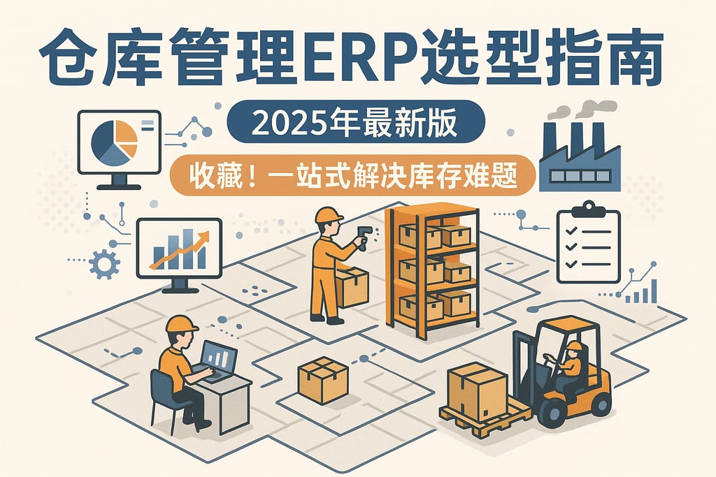 仓库管理erp选型指南2025年最新版，收藏！一站式解决库存难题