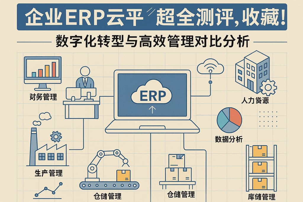 企业erp云平台超全测评，收藏！数字化转型与高效管理对比分析