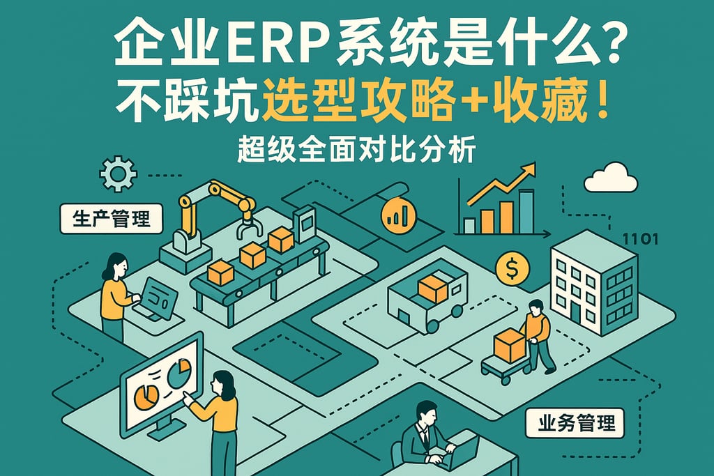 企业erp系统是什么？不踩坑选型攻略+收藏！超级全面对比分析