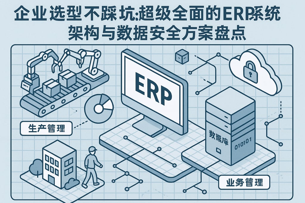 企业选型不踩坑：超级全面的ERP系统架构与数据安全方案盘点