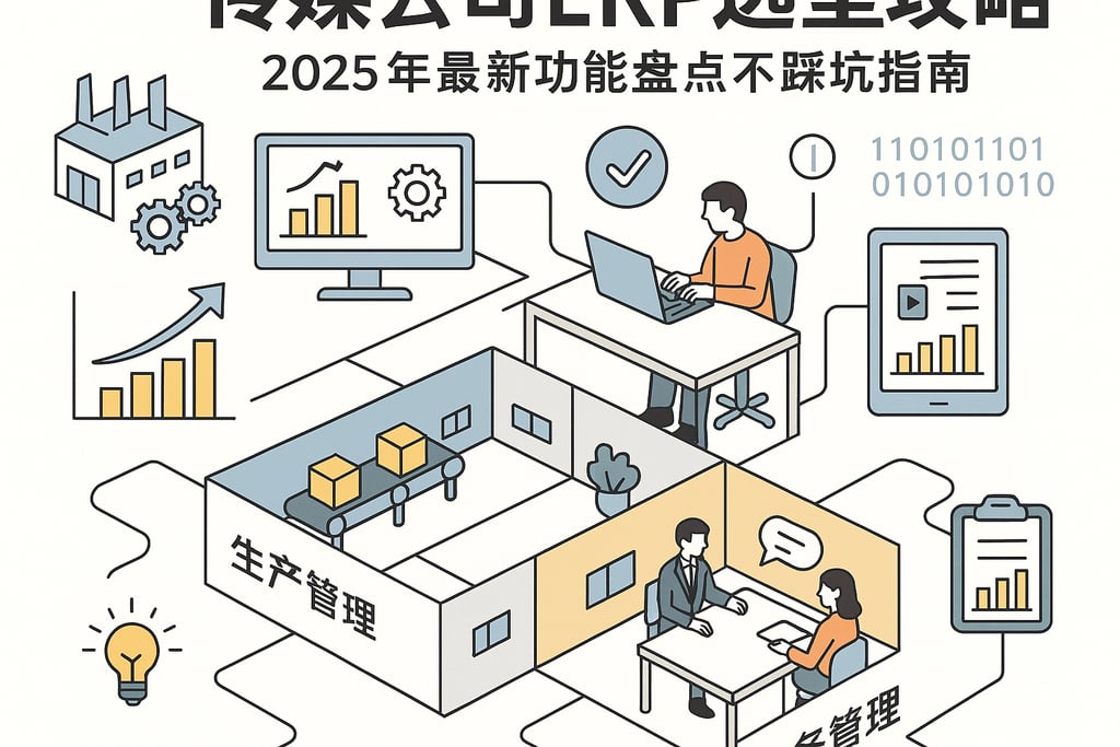 传媒公司erp选型攻略，2025年最新功能盘点不踩坑指南