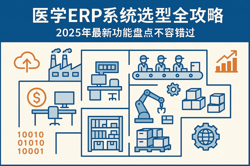 医学ERP系统选型全攻略，2025年最新功能盘点不容错过