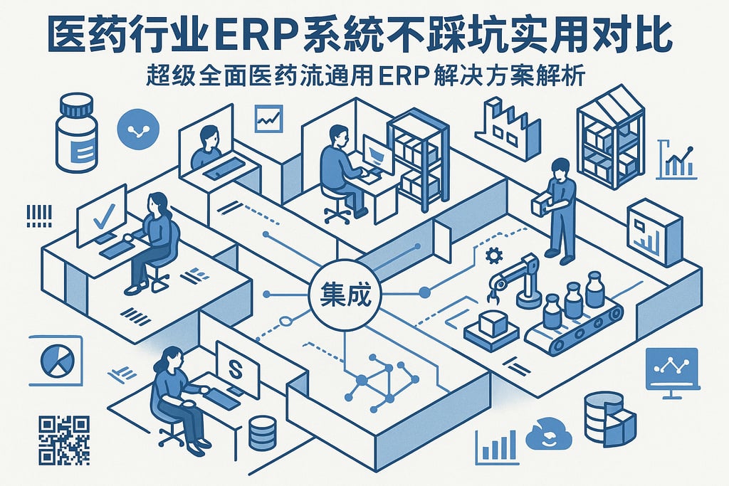 医药行业ERP系统不踩坑实用对比，超级全面医药流通ERP解决方案解析