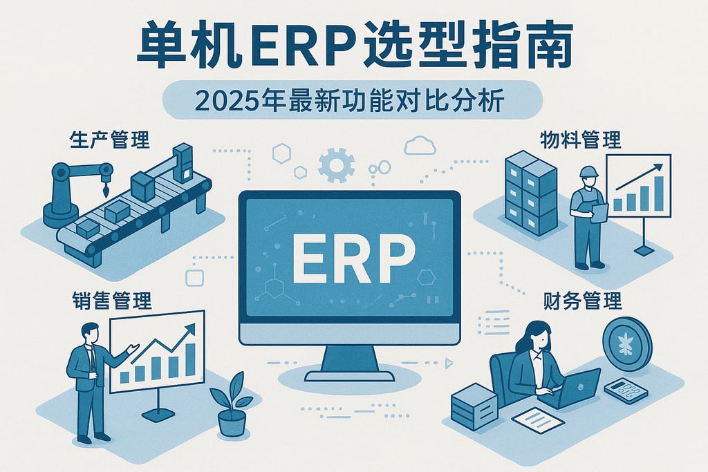 单机erp选型指南，2025年最新功能对比分析