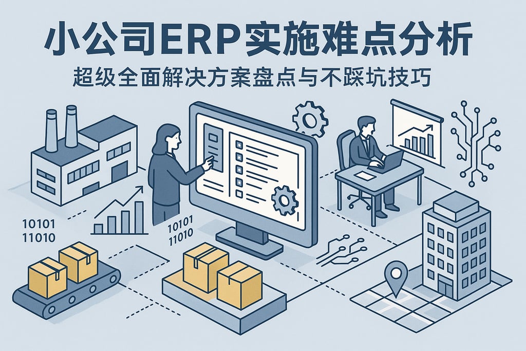 小公司ERP实施难点分析，超级全面解决方案盘点与不踩坑技巧
