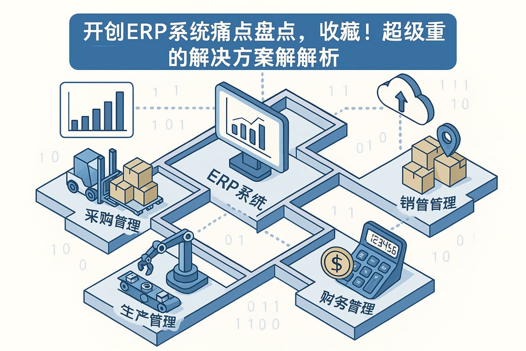 开创erp系统痛点盘点，收藏！超级全面的解决方案解析