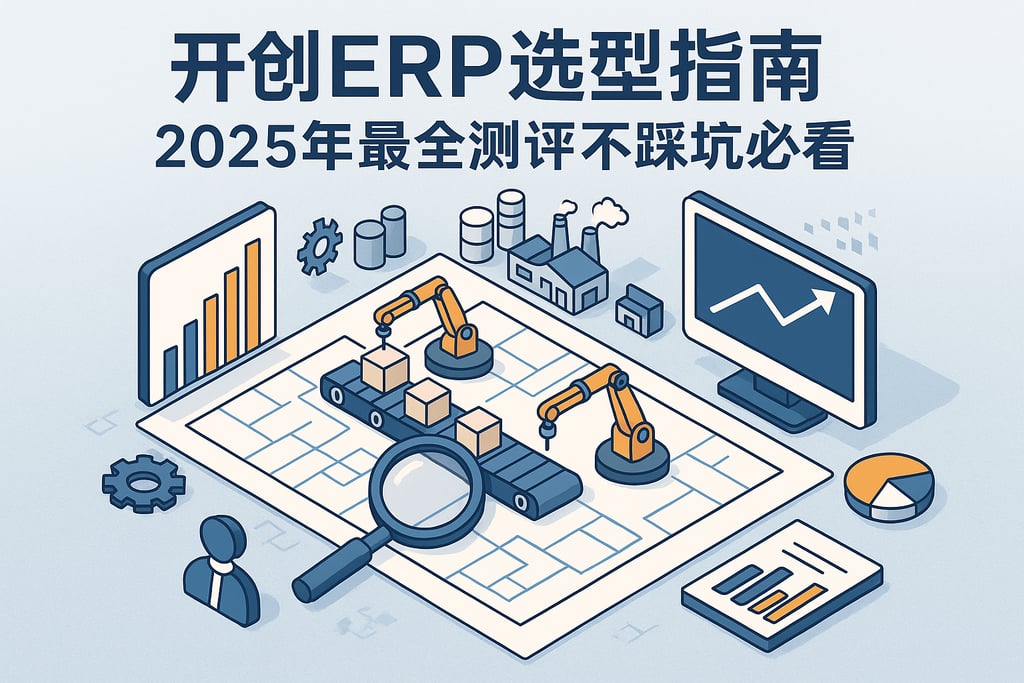 开创erp选型指南，2025年最全测评不踩坑必看