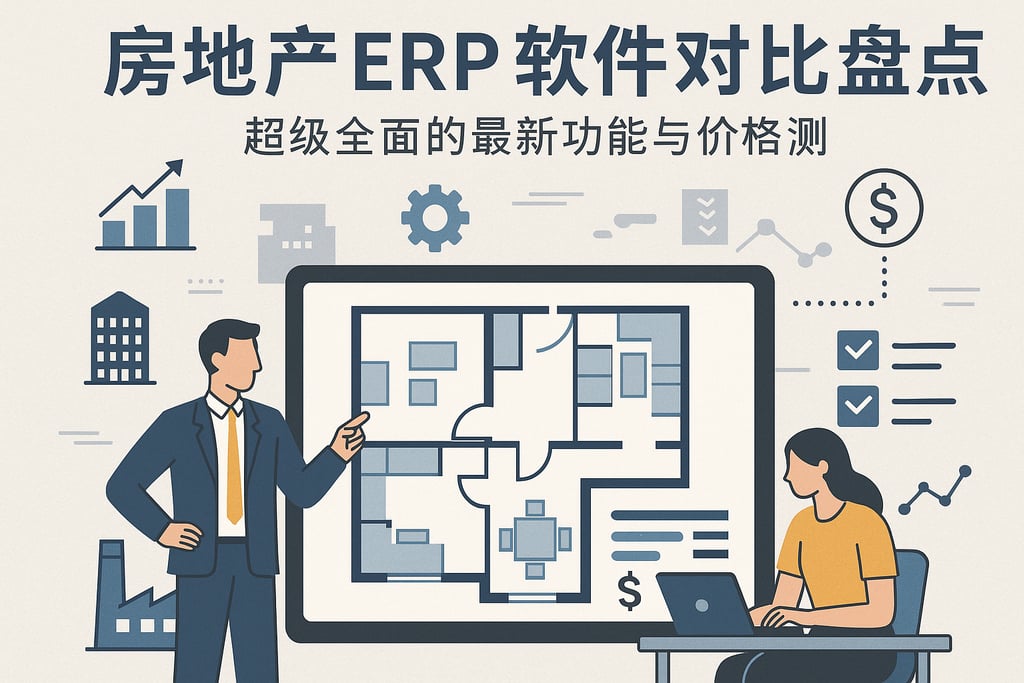 房地产erp软件对比盘点，超级全面的最新功能与价格测