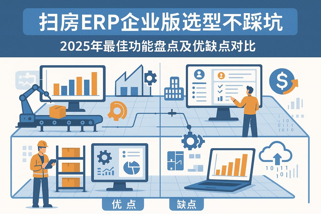 扫房erp企业版选型不踩坑，2025年最佳功能盘点及优缺点对比