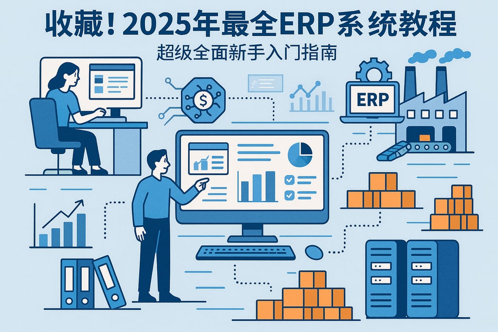 收藏！2025年最全ERP系统操作教程，超级全面新手入门指南