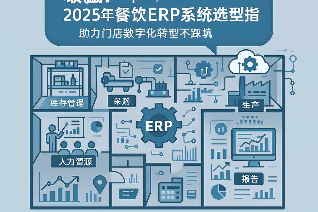 收藏！2025年餐饮ERP系统选型指南，助力门店数字化转型不踩坑