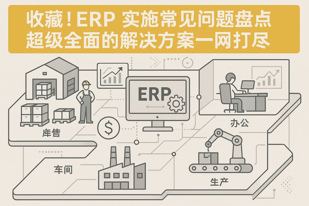 收藏！ERP开启常见问题盘点，超级全面的解决方案一网打尽