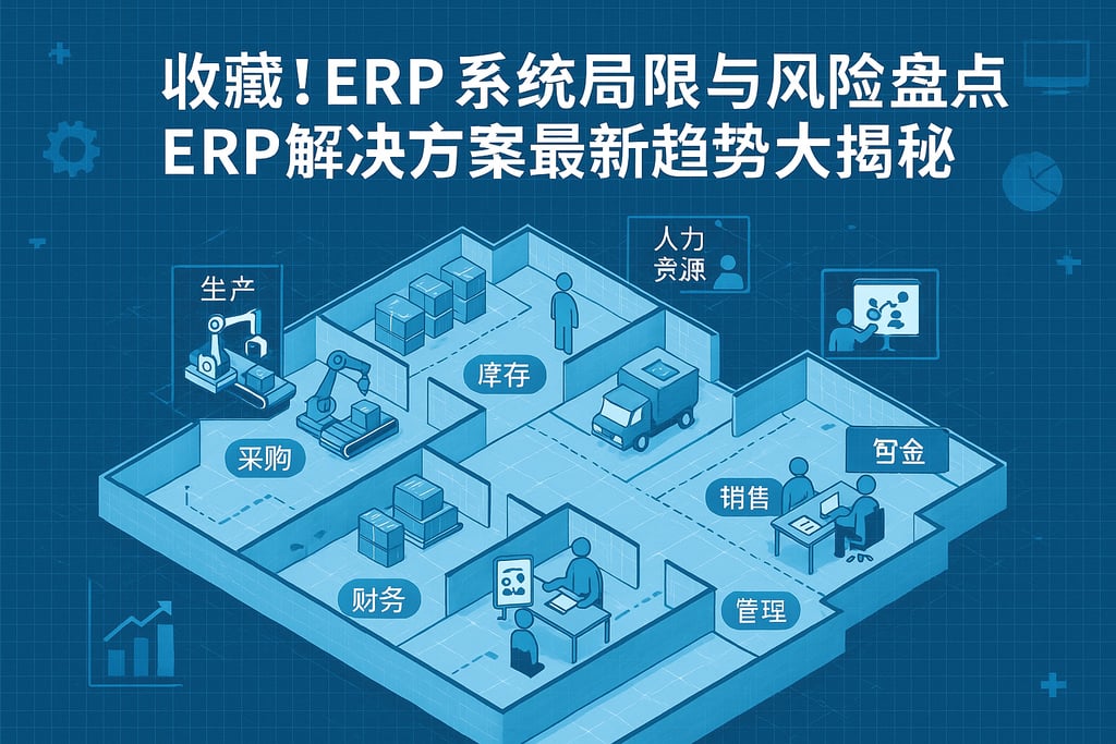 收藏！ERP系统局限与风险盘点，ERP解决方案最新趋势大揭秘