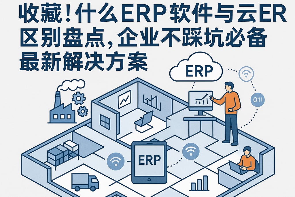 收藏！什么ERP软件与云ERP区别盘点，企业不踩坑必备最新解决方案