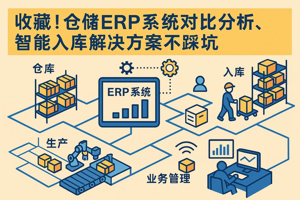 收藏！仓储ERP系统对比分析，智能入库解决方案不踩坑