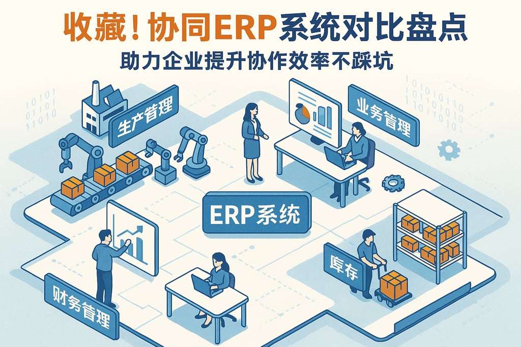 收藏！协同ERP系统对比盘点，助力企业提升协作效率不踩坑
