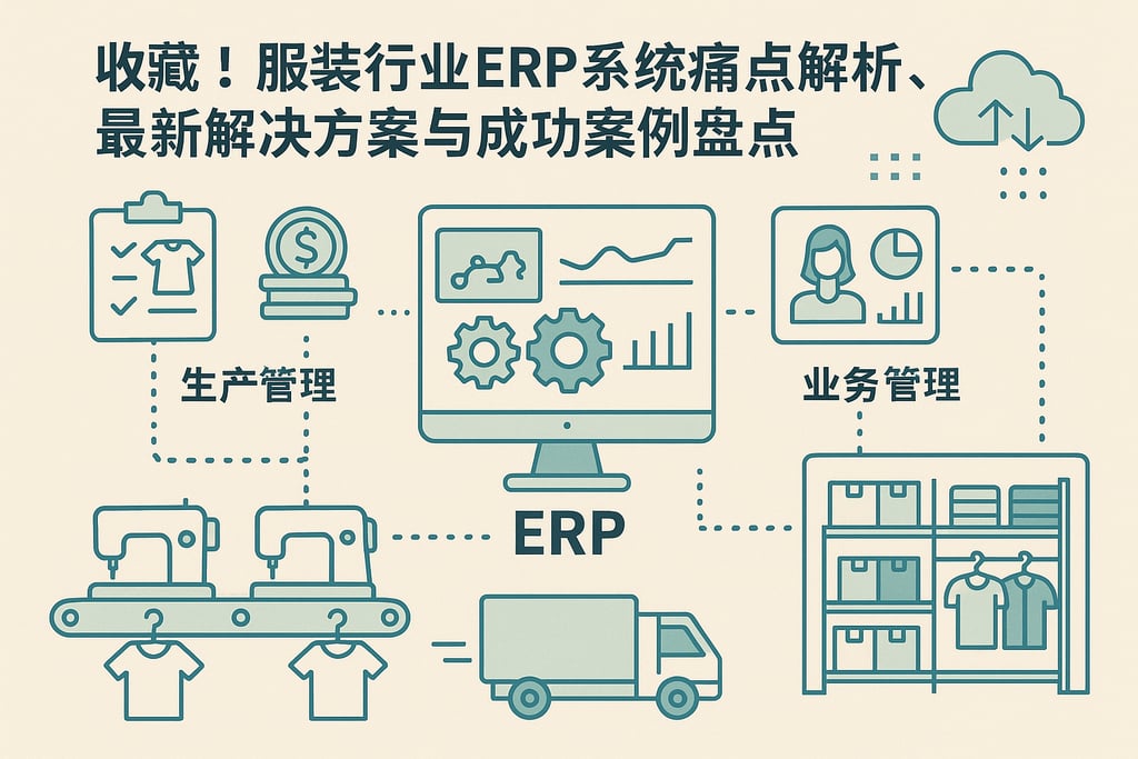 收藏！服装行业erp系统痛点解析，最新解决方案与成功案例盘点