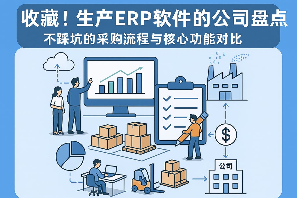 收藏！生产ERP软件的公司盘点，不踩坑的采购流程与核心功能对比