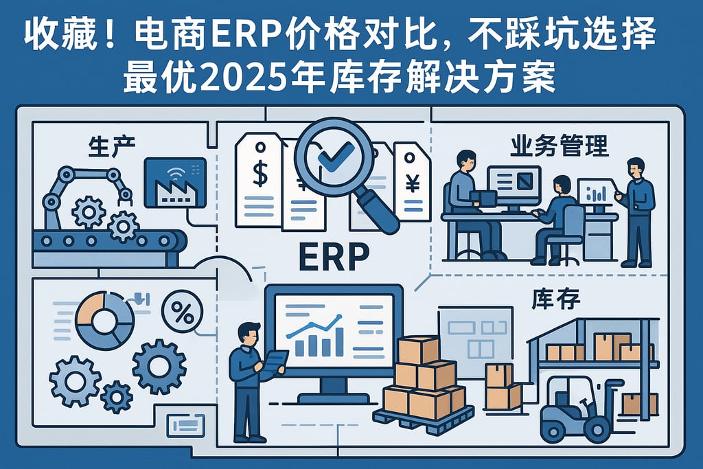 收藏！电商ERP价格对比，不踩坑选择最优2025年库存解决方案
