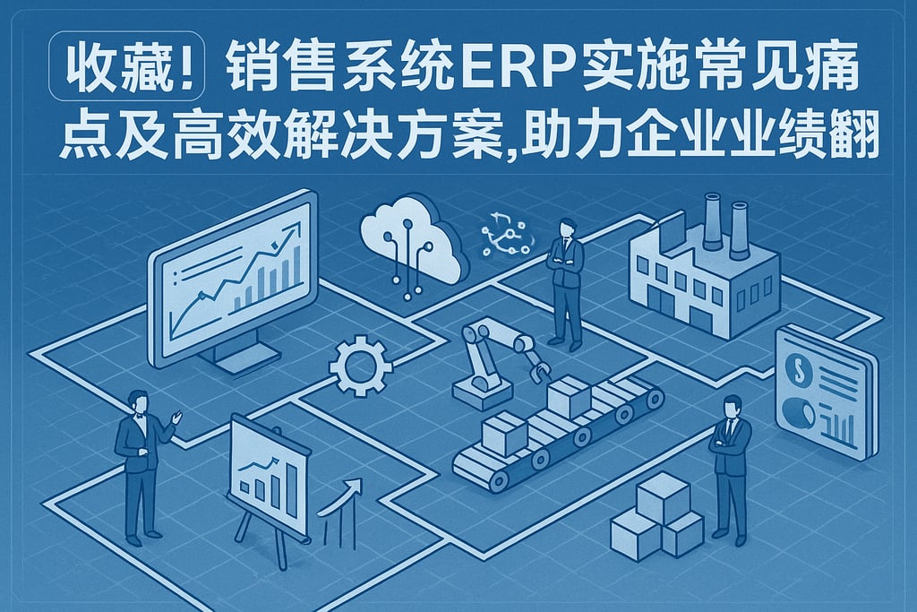 收藏！销售系统ERP实施常见痛点及高效解决方案，助力企业业绩翻倍