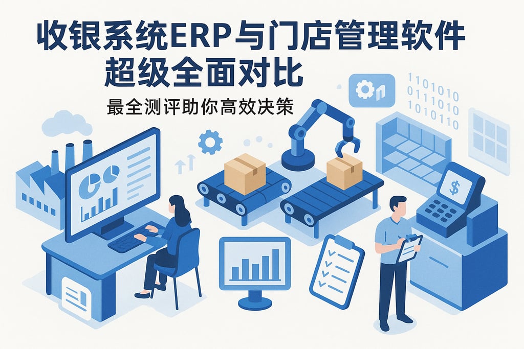 收银系统erp与门店管理软件超级全面对比，最全测评助你高效决策