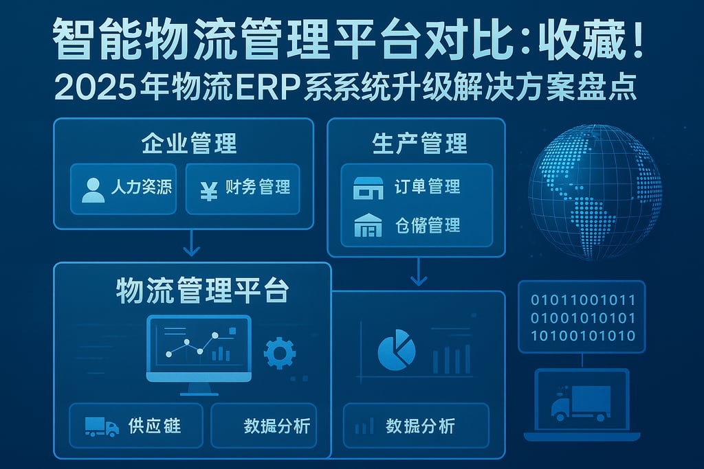 智能物流管理平台对比：收藏！2025年物流erp系统升级解决方案盘点