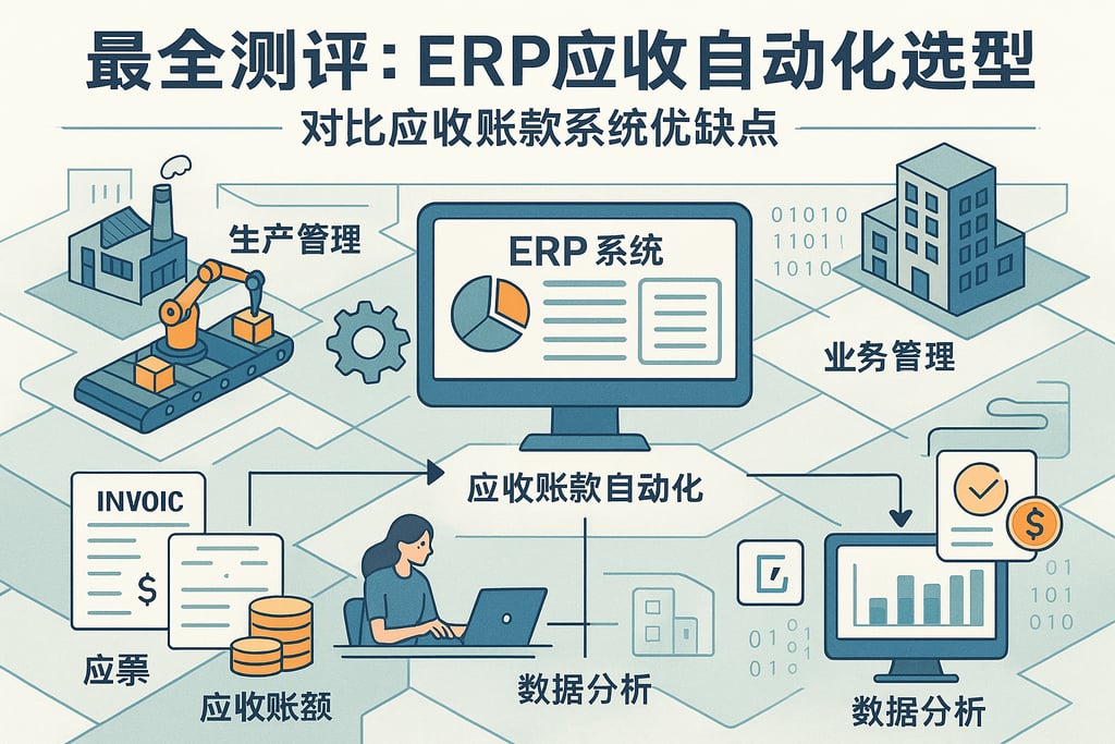 最全测评：ERP应收自动化选型指南，对比应收账款系统优缺点