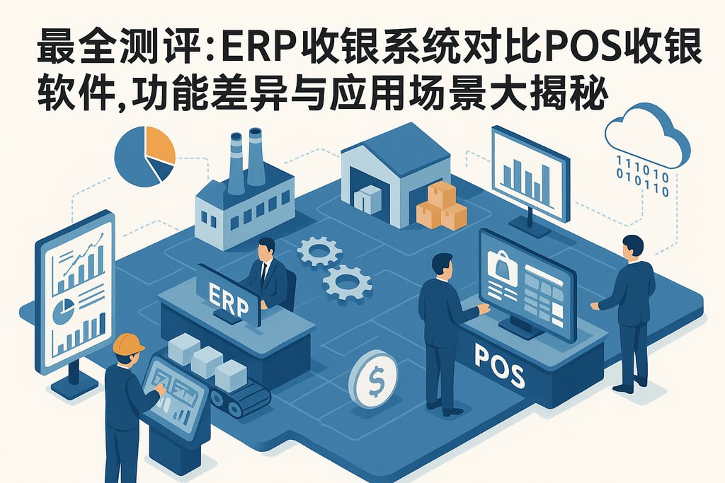 最全测评：ERP收银系统对比POS收银软件，功能差异与应用场景大揭秘