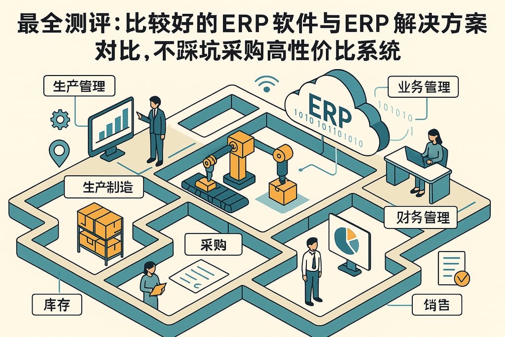 最全测评：比较好的ERP软件与ERP解决方案对比，不踩坑采购高性价比系统