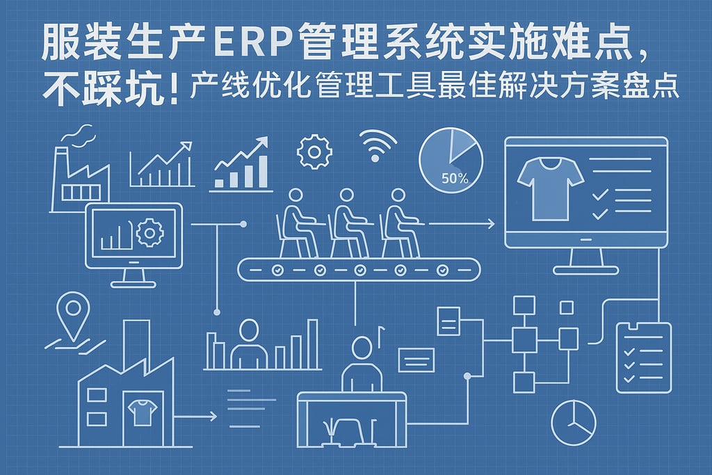 服装生产erp管理系统实施难点，不踩坑！产线优化管理工具最佳解决方案盘点
