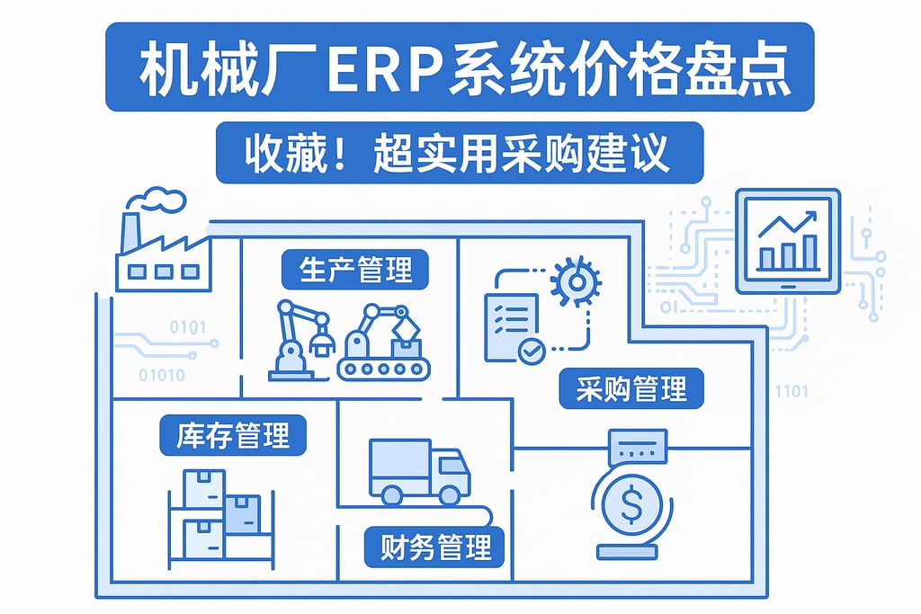 机械厂erp系统价格盘点，收藏！超实用采购建议