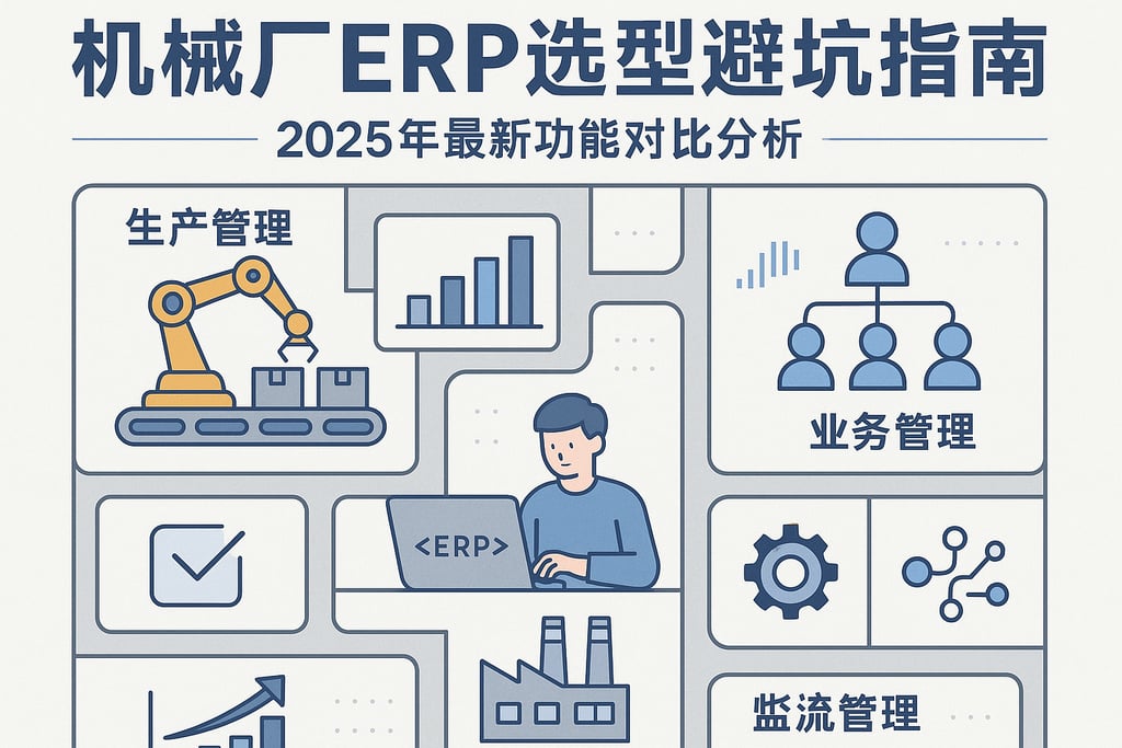 机械厂erp选型避坑指南，2025年最新功能对比分析