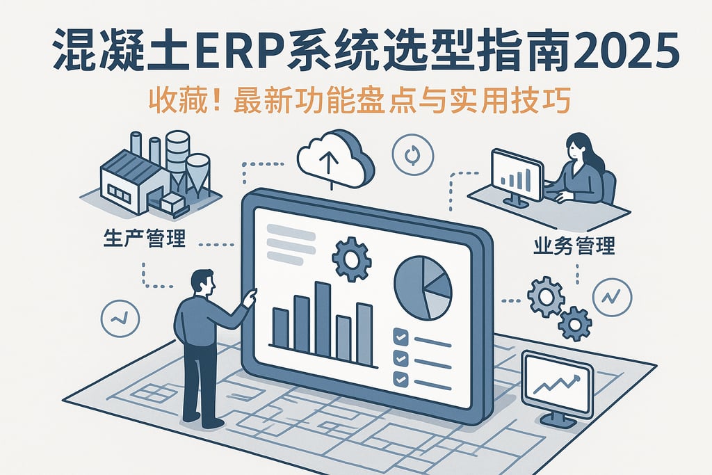 混凝土erp系统选型指南2025年，收藏！最新功能盘点与实用技巧