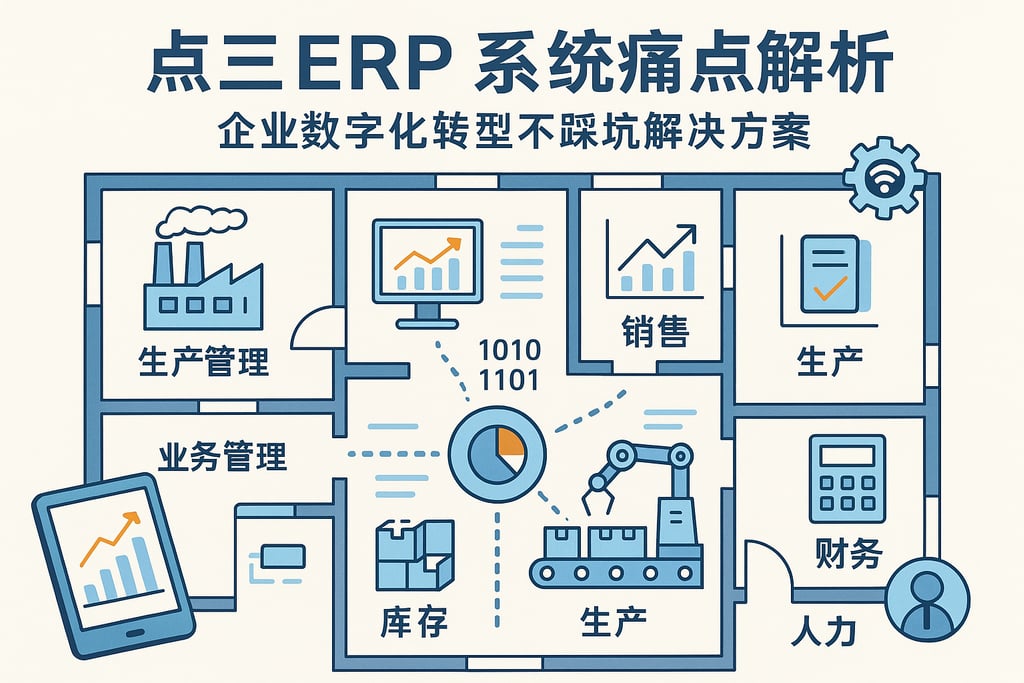 点三erp系统痛点解析，企业数字化转型不踩坑解决方案